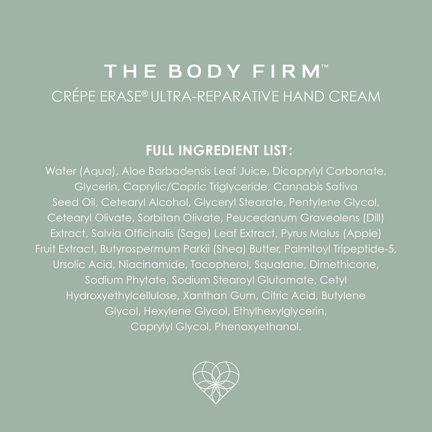 BODY FIRM Crepe Erase Hand Repair Treatment, Anti-Aging Hand Treatment, Lotion with Moisturizing Shea Butter, Vitamin E and Squalane for Cracked, Dry Hands, Supports Wrinkle on Hands, 3 fl oz