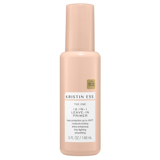 Kristin Ess 12-in-1 Leave-In Conditioner & Heat Protectant Spray – Heat Protection 450°F - Blow Dry + Flat Iron Dry Damaged Hair Protect + Repair - Anti-Frizz Detangler - Color Safe Heat Protectant