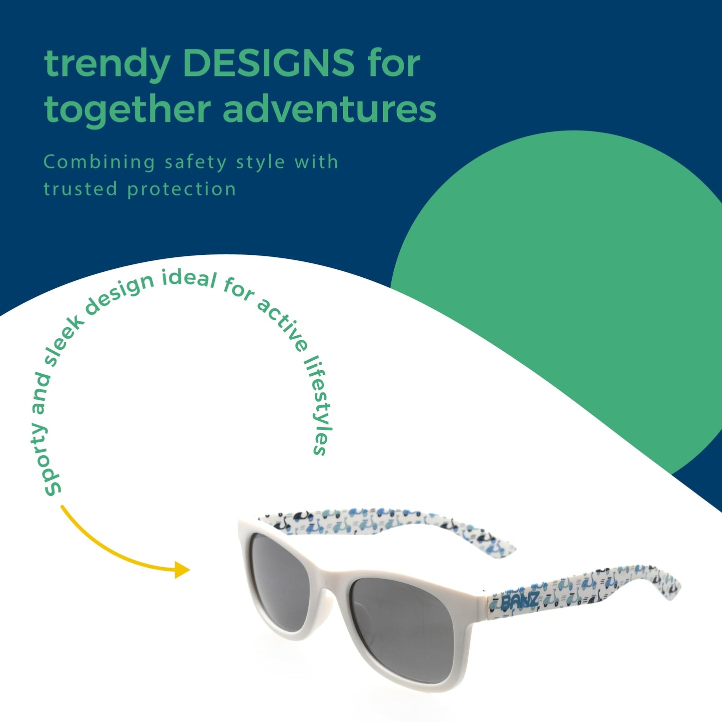 Banz Baby Sunglasses - Beachcomber Design Vespa Tour