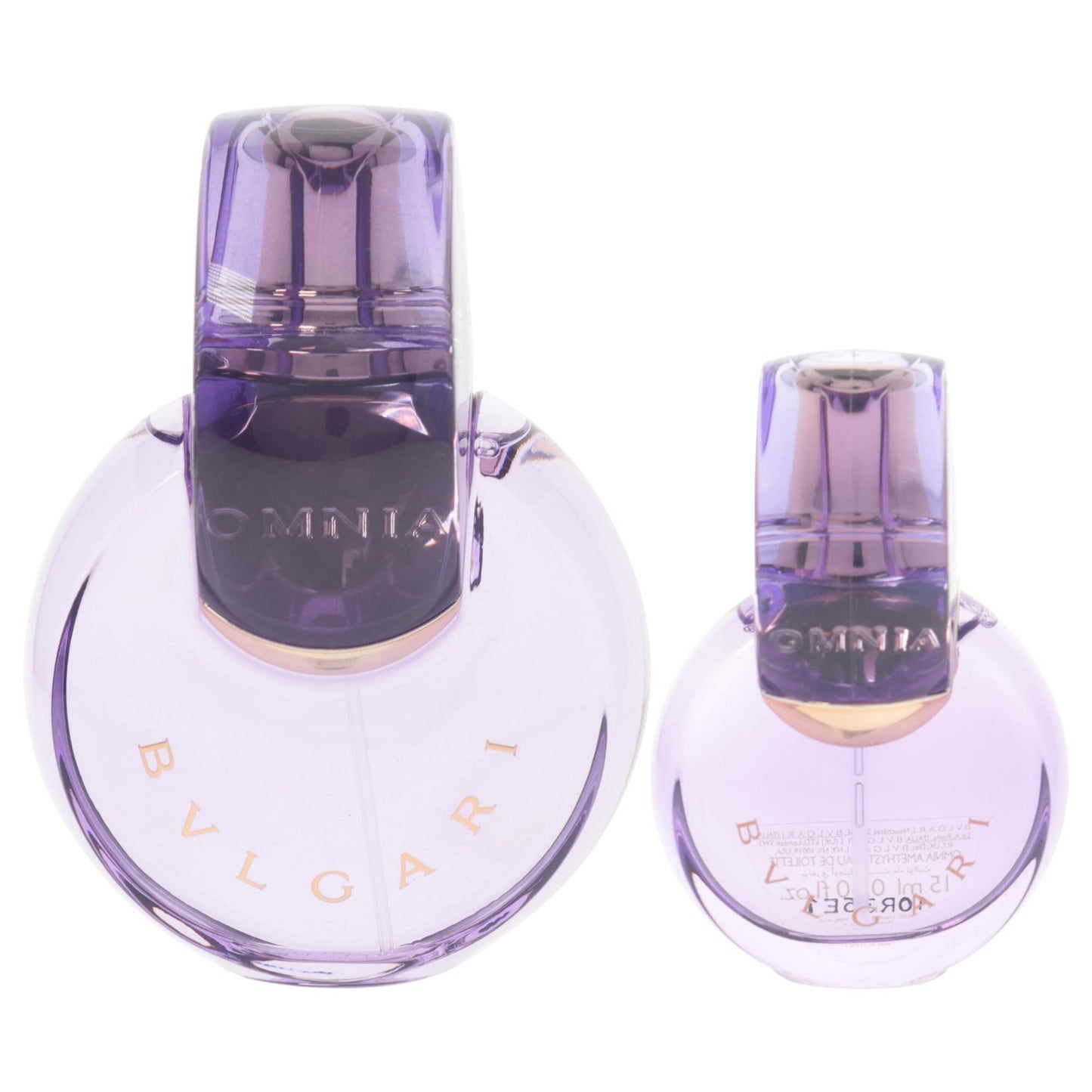 Omnia Amethyste by Bvlgari for Women - 2 Pc Gift Set 3.4oz EDT Spray, 0.5oz EDT Spray