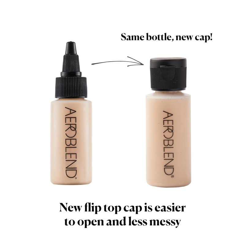 AEROBLEND Airbrush Foundation Makeup - Professional Water-Based Formula for All Skin Types | 1 oz (N20)