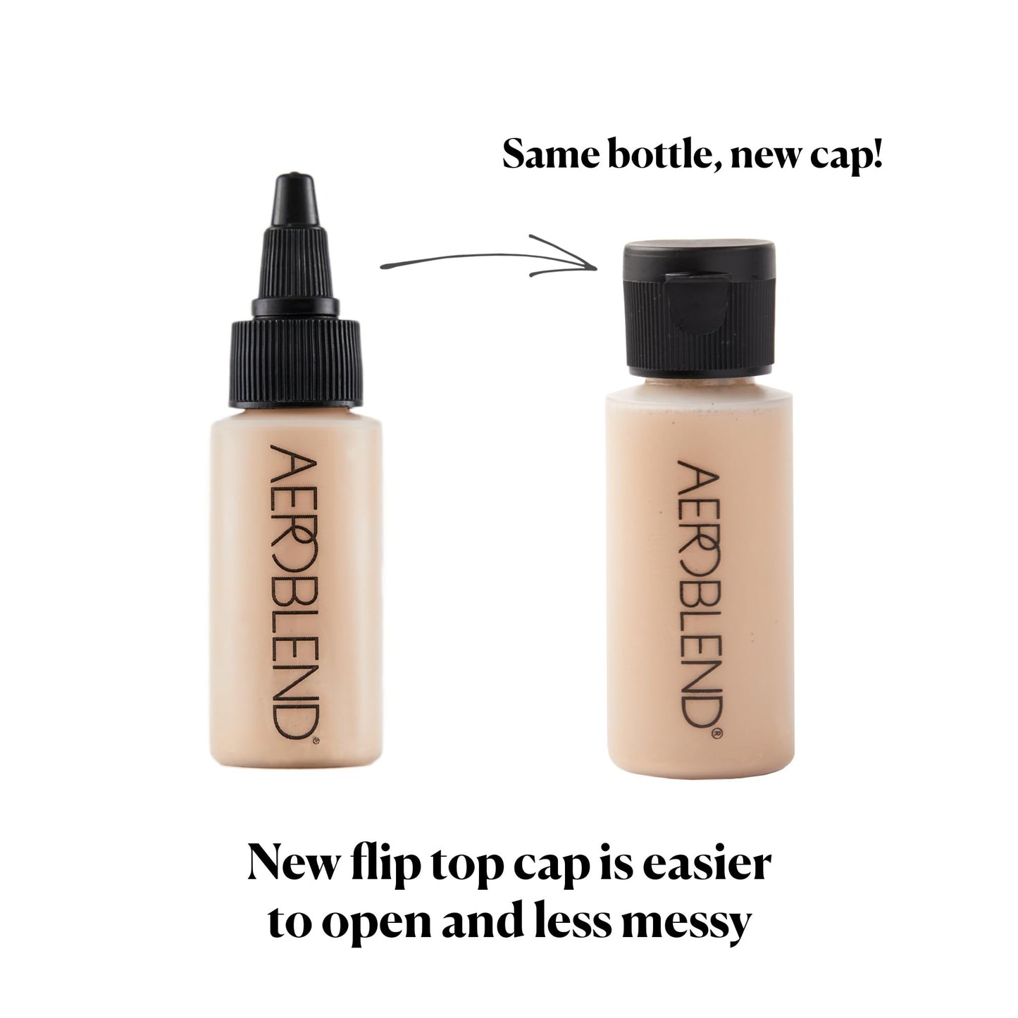 AEROBLEND Airbrush Foundation Makeup: Professional, Water-Based, Buildable, Long-wearing, For all skin types, 1 oz (N10)
