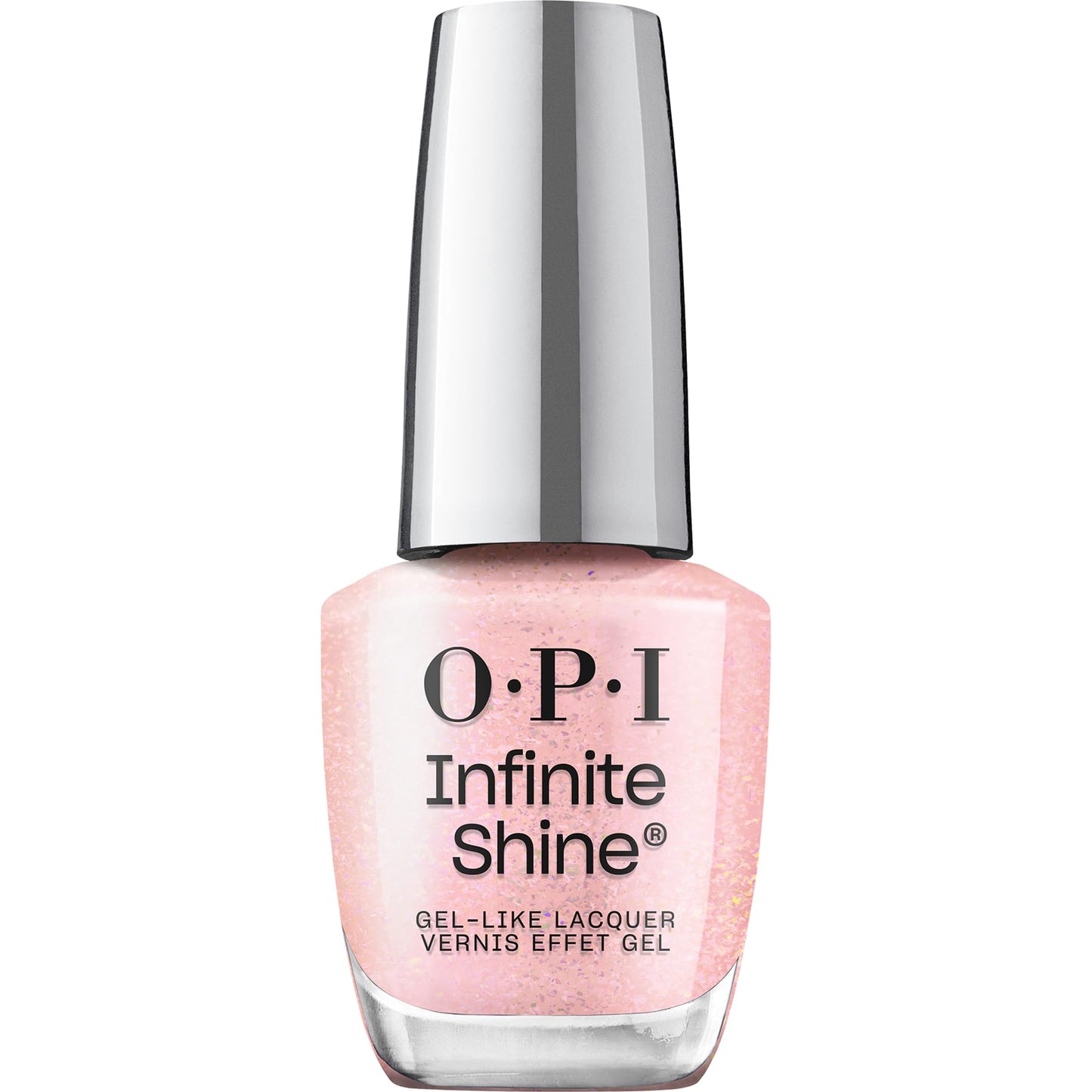OPI Infinite Shine Sneak a Pink | Sheer Pastel Pink Shimmer Long Wear Gel Like Nail Polish | OPI'm Dreaming Collection
