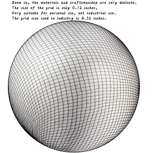 Smilco Hair Net 100 Pcs, 22 Inches Hair Nets Elasticity Invisible Elastic Mesh for Food Service, Ballet Bun, Sleeping, Women and Wig (100, Black)