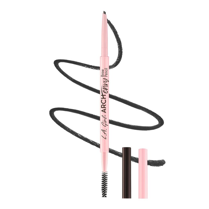 L.A. Girl Arch Envy Brow Gel - Soft Black Eyebrow Gel for Perfectly Defined Brows | 0.34 oz
