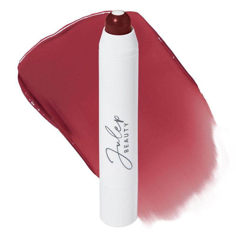Julep Eyeshadow Stick - Waterproof Crème to Powder, Hazelnut Matte | It's Balm Lip Crayon - Full-Coverage Black Cherry Moisturizer