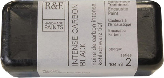 Artist Encaustic Paint - Intense Carbon Black, 104 ml | High-Quality Wax-Based Paint