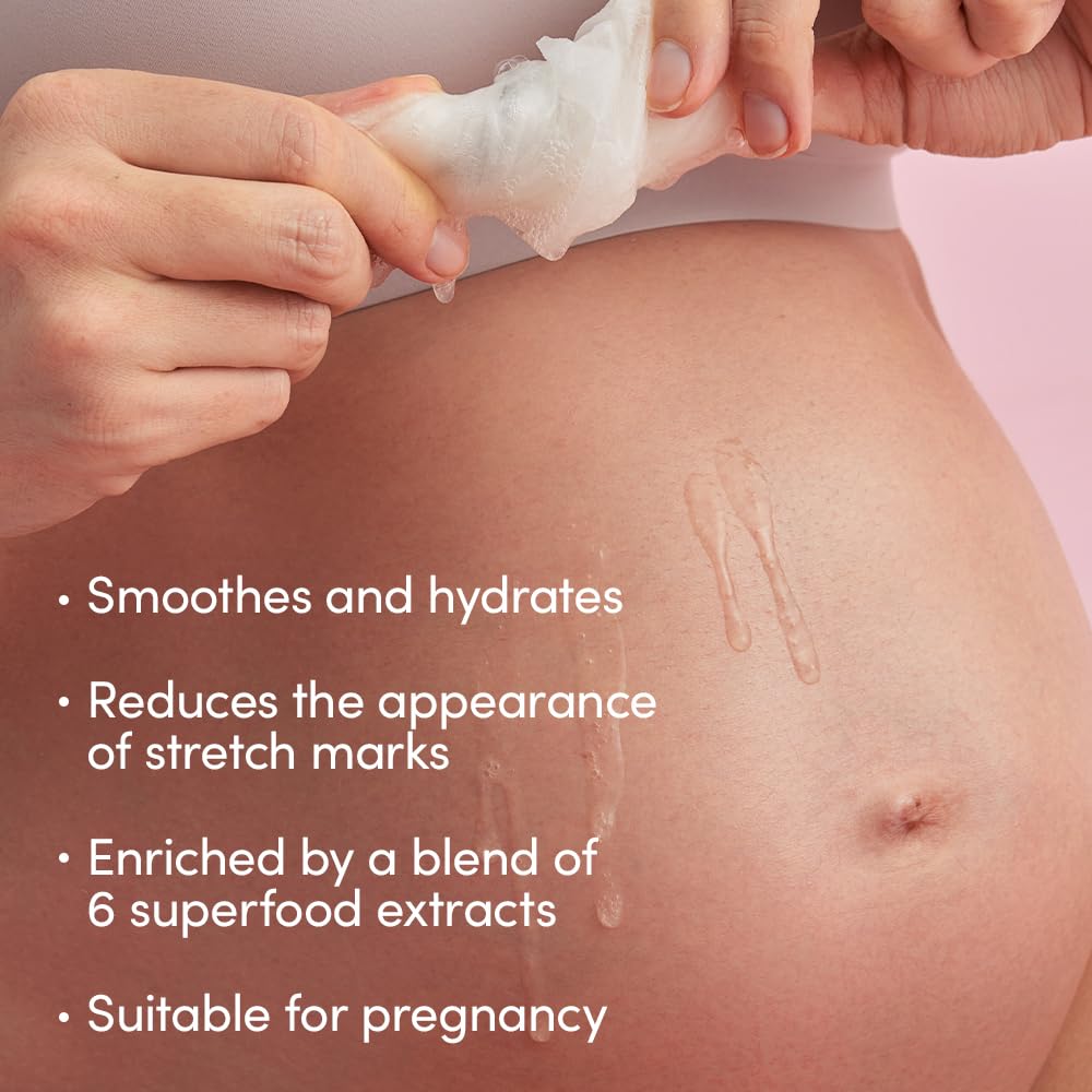 Evereden Soothing Belly Mask for Stretch Marks - One Size | 1 count | Belly Mask for Pregnancy | Clean Pregnancy Skincare | Non-toxic and Fragrance Free | Valentine Gifts for Women