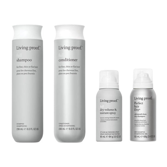 Full Shampoo & Conditioner Duo - Advanced Clean Dry Shampoo & Texture Spray Set | Travel Size