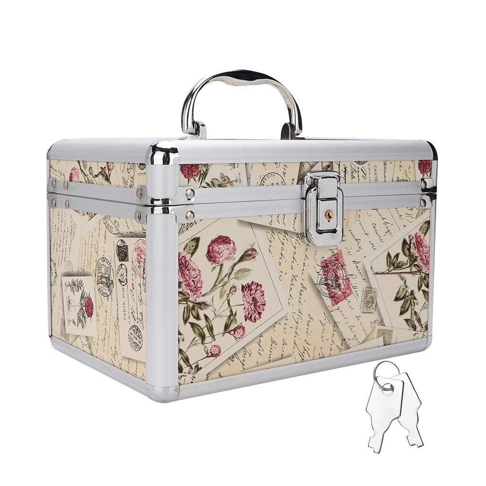 YUYTE Case Makeup Case Makeup Storage Case Makeup Organizer Case Empty Storage case, portable storage box for makeup artist/beautician