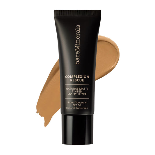 bareMinerals Complexion Rescue Natural Matte Tinted Moisturizer, Spice 08, Vegan, Cruelty-Free & Dermatologist-Tested
