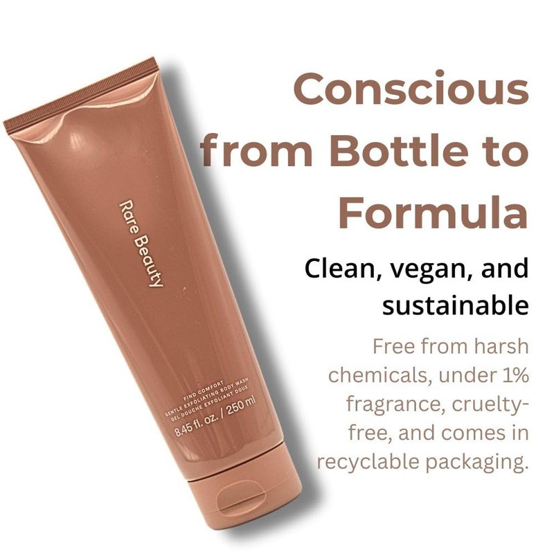 Rare Beauty Find Comfort Gentle Exfoliating Konjac Jelly Body Wash 8.45 Oz