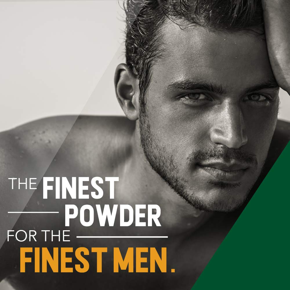 Clubman Reserve | Whiskey Woods Body Powder for Men - Moisture & Odor Control, 9 oz