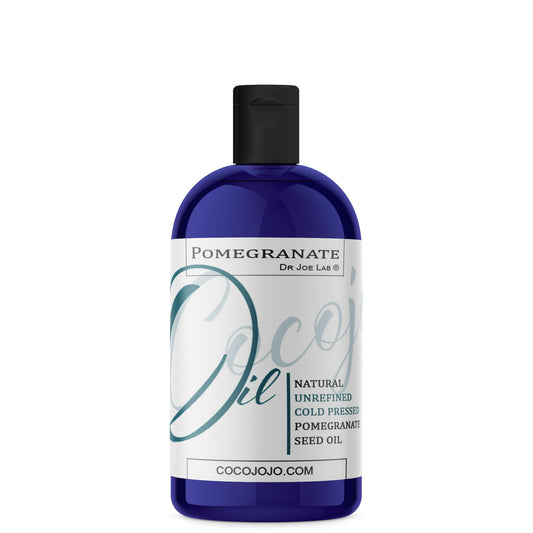 Dr Joe Lab Pomegranate Seed Oil 16 oz Pure Natural Cold Pressed Unrefined Extra Virgin - for Hair Skin Body Nail and Beard - Moisturizing, Soothing, Hydrating, & Nourishing