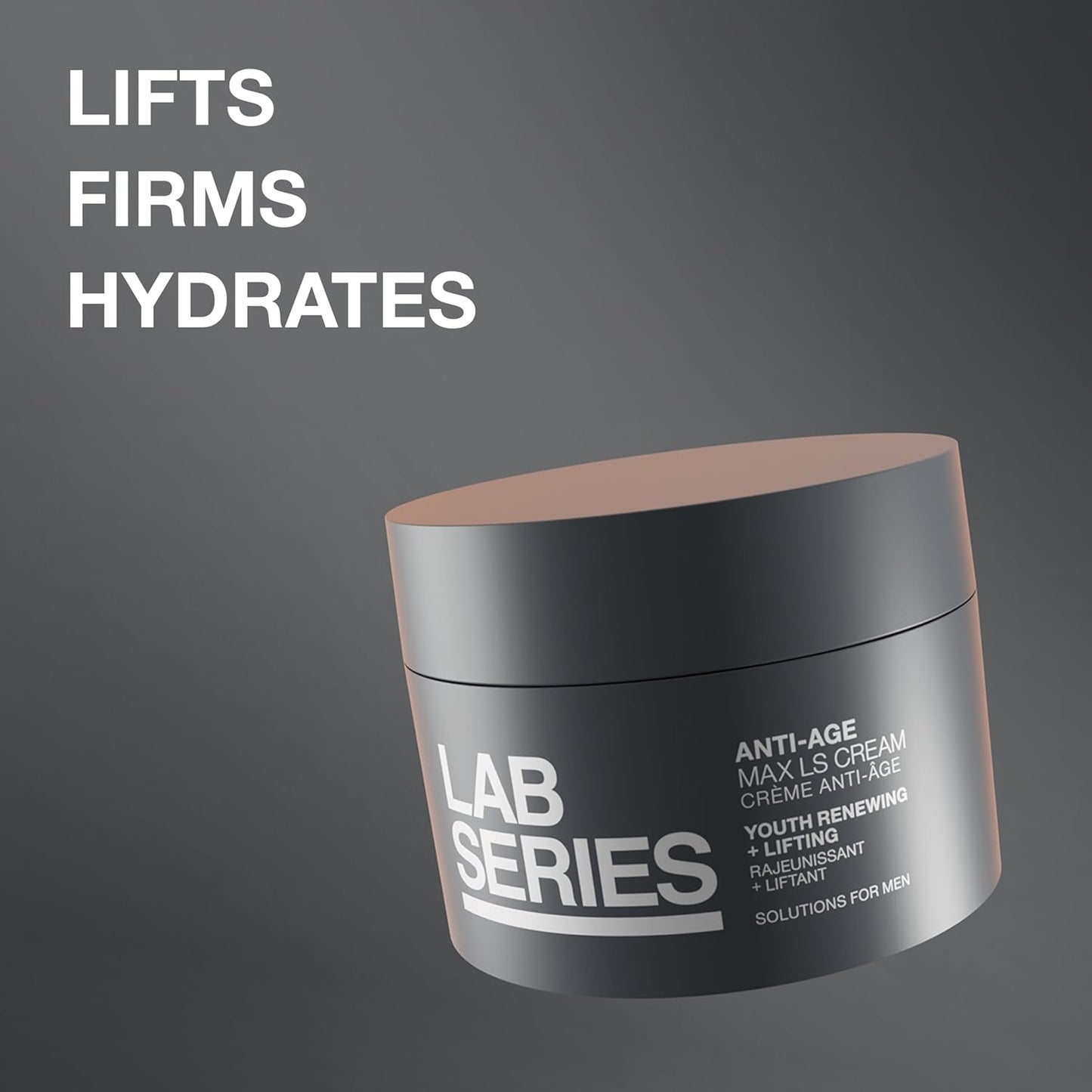 Lab Series Men's Max LS Anti-Aging Cream - Hydrating Face Moisturizer for Men | Reduces Fine Lines & Wrinkles