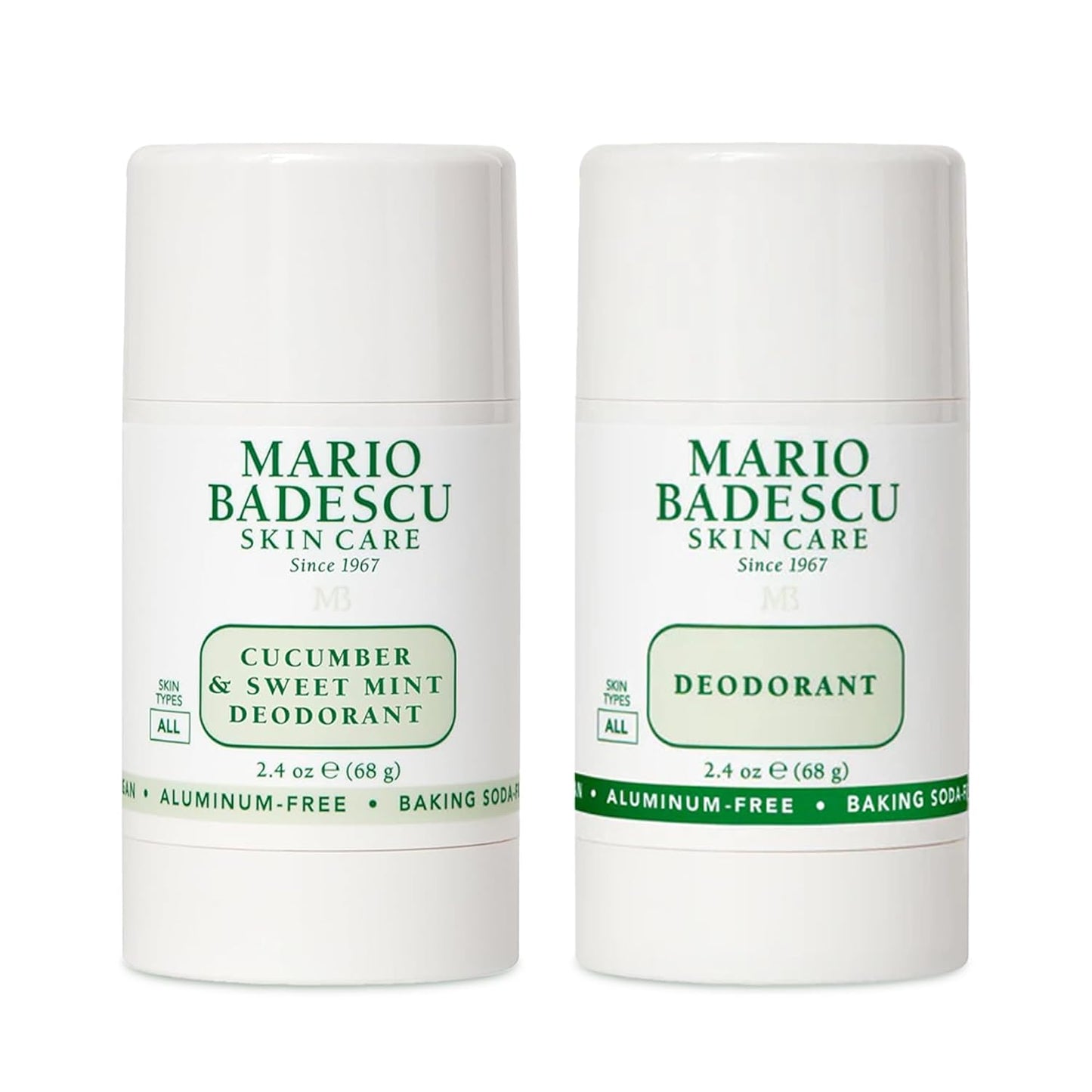 Mario Badescu Aluminum-Free Deodorant - Baking Soda & Paraben-Free | All-Day Odor Protection for Men & Women