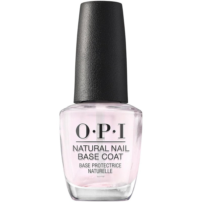 OPI Nail Lacquer Base Coat - Nail Treatment for Chip Resistance & Discoloration | Long-Lasting Polish Protection