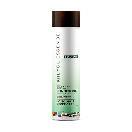 Kreyol Essence - Scalp Care Conditioner with Haitian Black Castor, Coconut oil and Aloe Vera Oil, 8 Oz