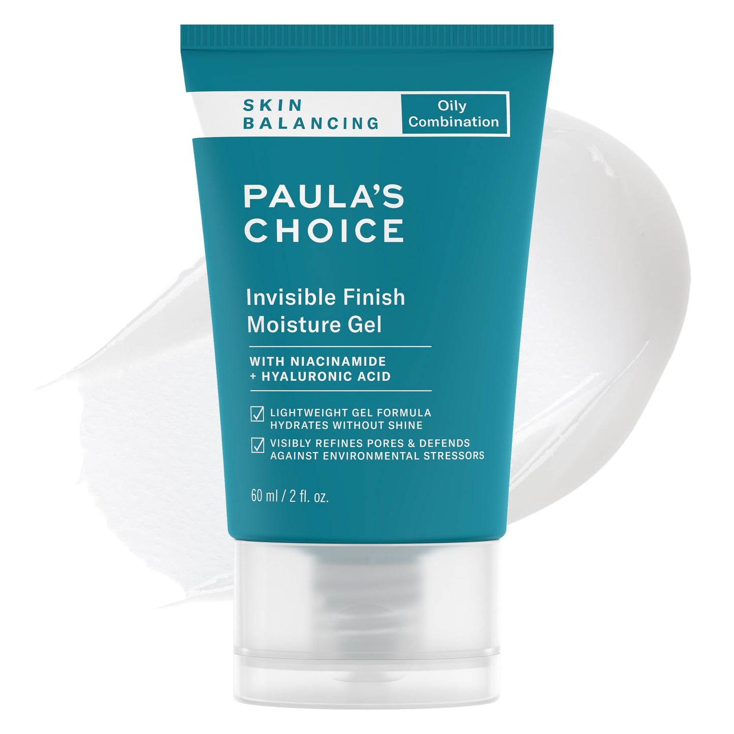 Paula's Choice SKIN BALANCING Invisible Finish Gel Moisturizer, 2 Fl Oz