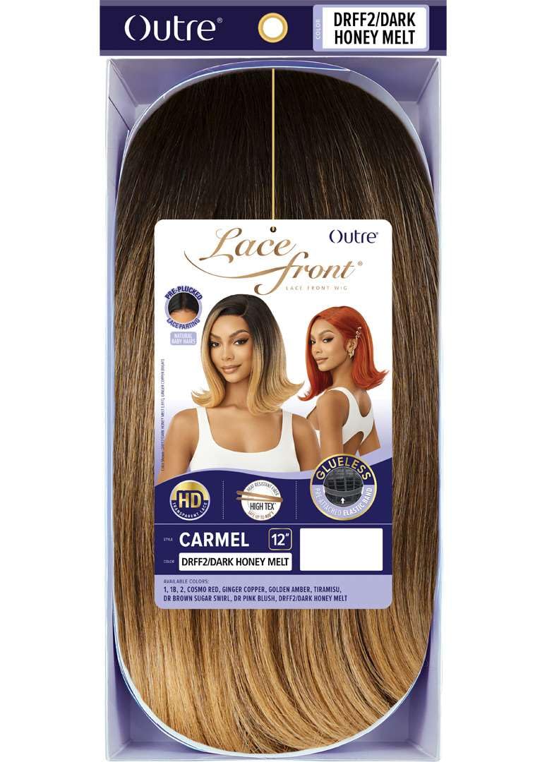 Outre Lace Front Wig - Carmel (JET BLACK 1)