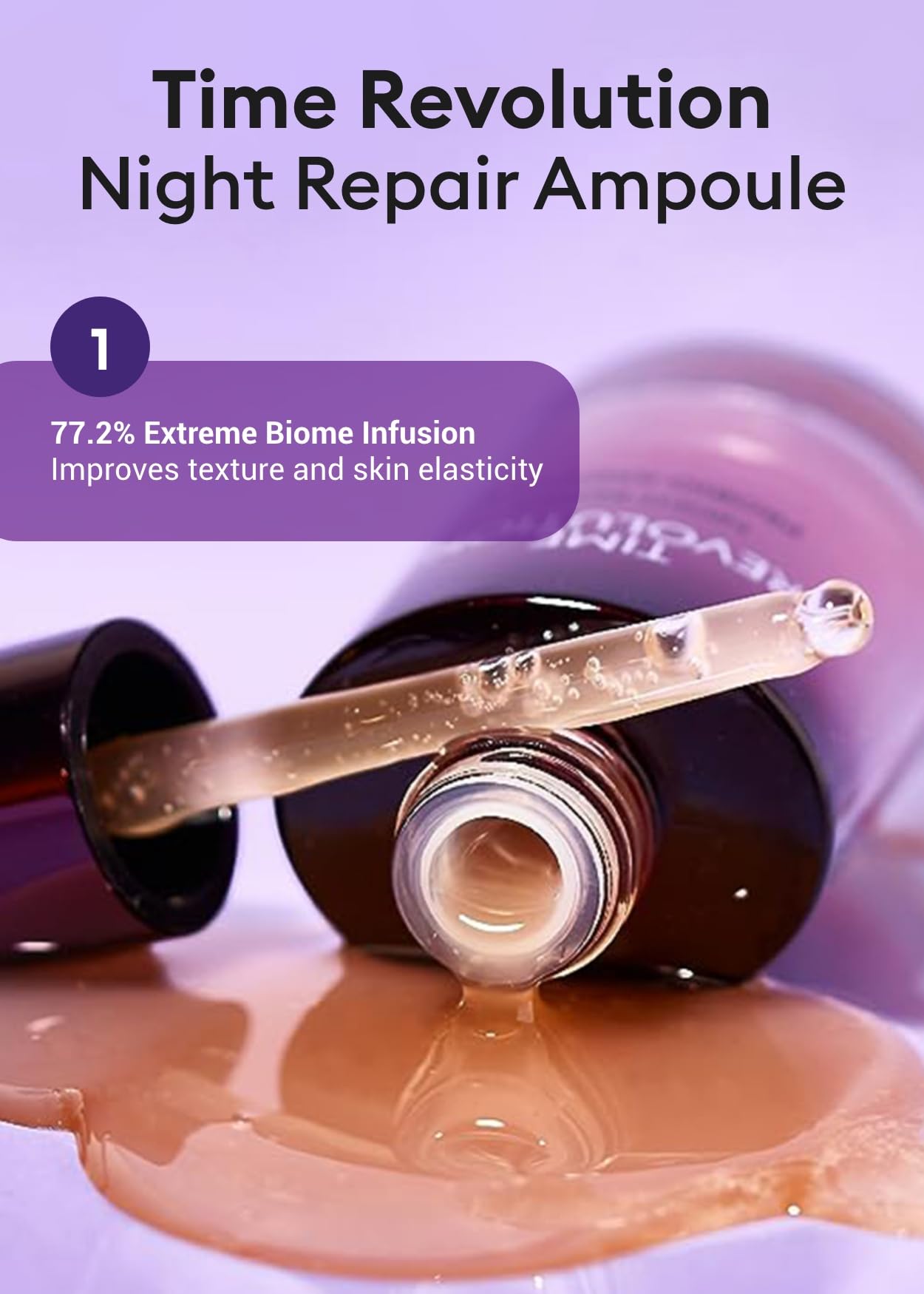 MISSHA Time Revolution Night Repair 5X Gift Set Night Repair Ampoule and Cream 5X, The First Essence 5X for Youthful, Glass Skin, Korean Skin Care