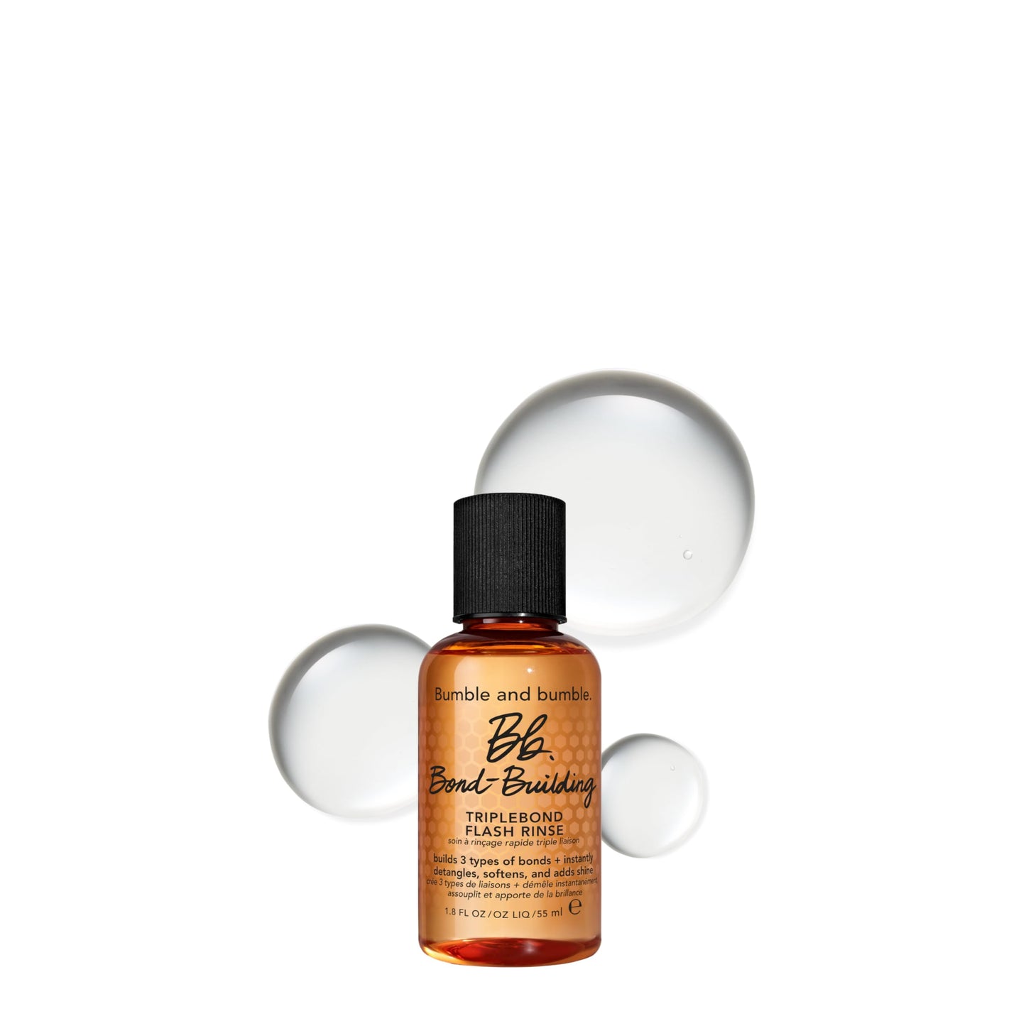 Bumble and bumble. Bond-Building TripleBond Flash Rinse For Damaged Hair | Strengthens and Adds 2x Shine | For Damaged Fine to Medium Curly, Wavy, Straight Hair Types