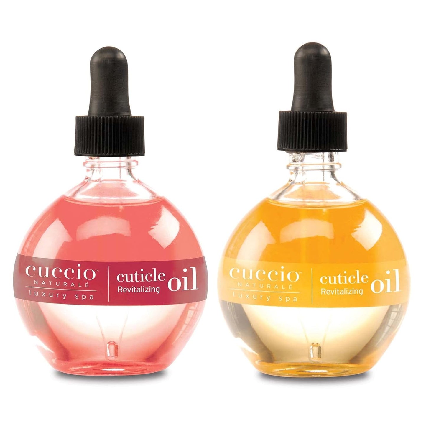 Cuccio Naturale Revitalizing Hydrating Cuticle Oil - Repair Damaged Skin & Nails - Vanilla Bean & Sugar - 2.5 Oz (Pack of 2)