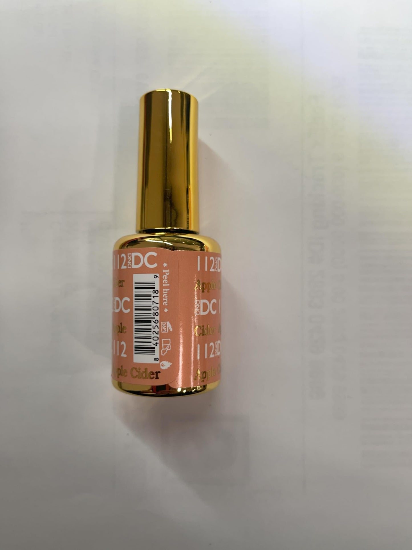 DND DC Gel Polish Set, Orange Collection, UV/LED GelPolish and Air Dry Nail Lacquer, Matching Chip-Free Polish Duo, 0.5 Fl Oz Each