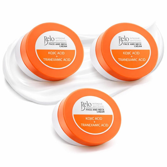 Belo Essentials Even Tone Face & Neck Cream – Radiance Boosting Moisturizer for Smoother, Clearer-Looking Skin – 50g x 3 Pack