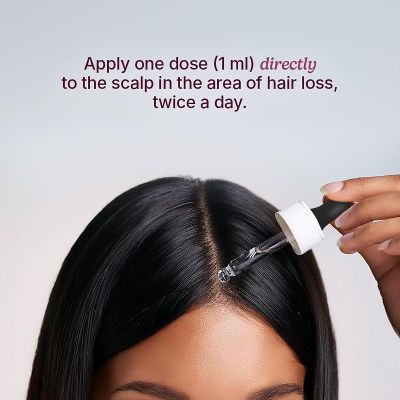 Santo Remedio Women’s Hair Regrowth Treatment, Helps Stimulate Hair Growth and Reduce Hair Loss, Contains 2% Minoxidil, Clinically Proven Ingredient, Fragrance Free (1-Month Supply)