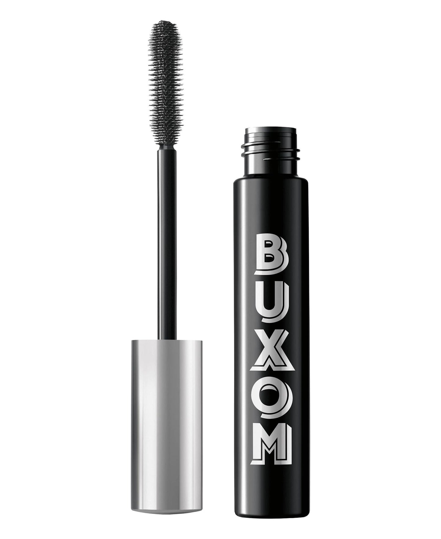 BUXOM Lash Volumizing Mascara - Defining Mascara for Volume and Length with Vitamin E - Washable, Thickening & Clump-Free Eye Makeup - Blackest Black (0.37 oz)
