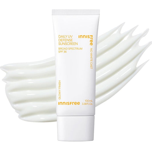 Innisfree Daily UV Defense SPF 36 Jumbo – Korean Face Sunscreen, Invisible Finish, Broad Spectrum, No White Cast, Lightweight, Hydrating