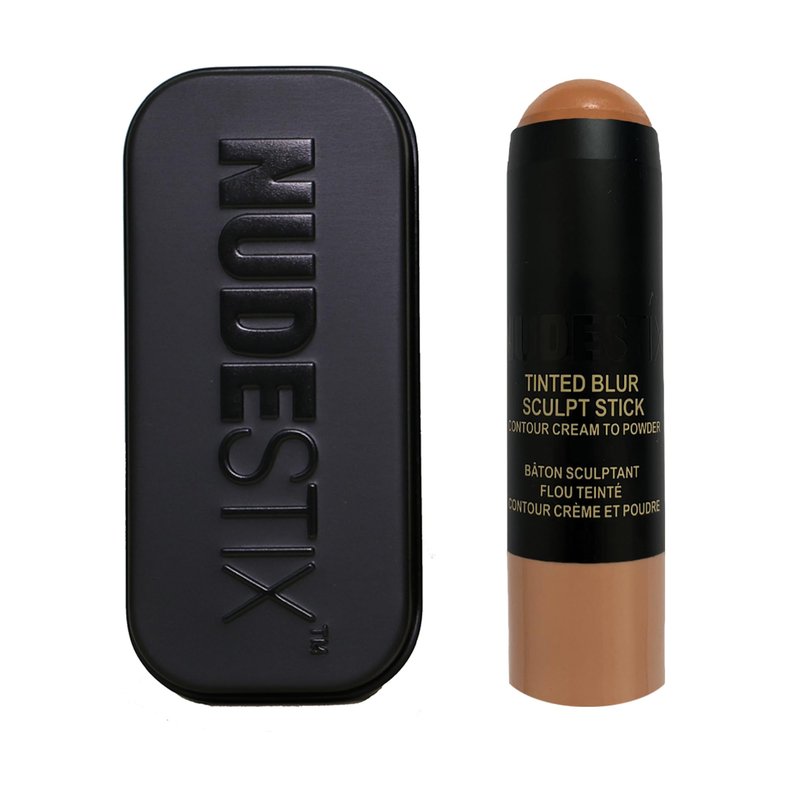 Nudestix Tinted Blur Sculpt Stick – Cream-to-Powder Matte Contour Stick for Natural Face Sculpting & Definition | Lightweight, Blendable, Vegan & Clean Beauty Makeup - Neutral Light