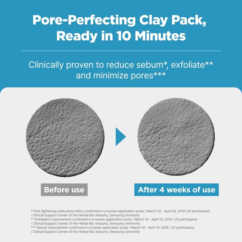 ISOI Pore Tightening Clay Mask for Face, Natural Kaolin & Plant-Based Formula for Tightening, Lifting, Exfoliating & Sebum Control, Moisture-Balancing, Korean Clay Mask for Pores (3.38 fl. oz, 100ml)