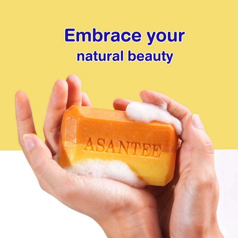 ASANTEE Tamarind and Turmeric with Honey Cleansing Soap (Pack of 3)