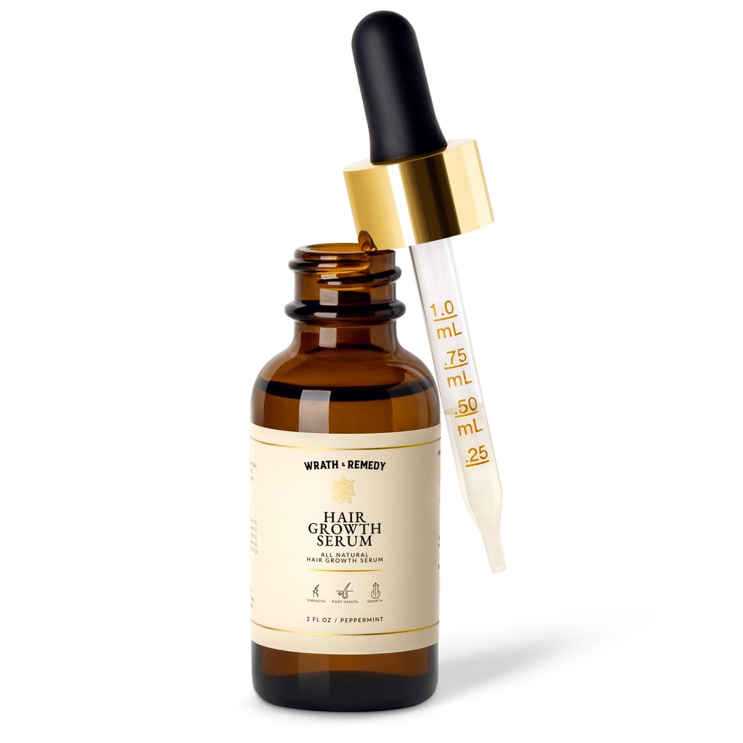 Hair Growth Serum Women & Men — USDA Organic Tricho10™ Natural Scalp Serum with 10 Botanical Oils for Reduced Shedding, Improved Hair Density & Visible Hair Growth in 90 Days — All Hair Types (30 ml)