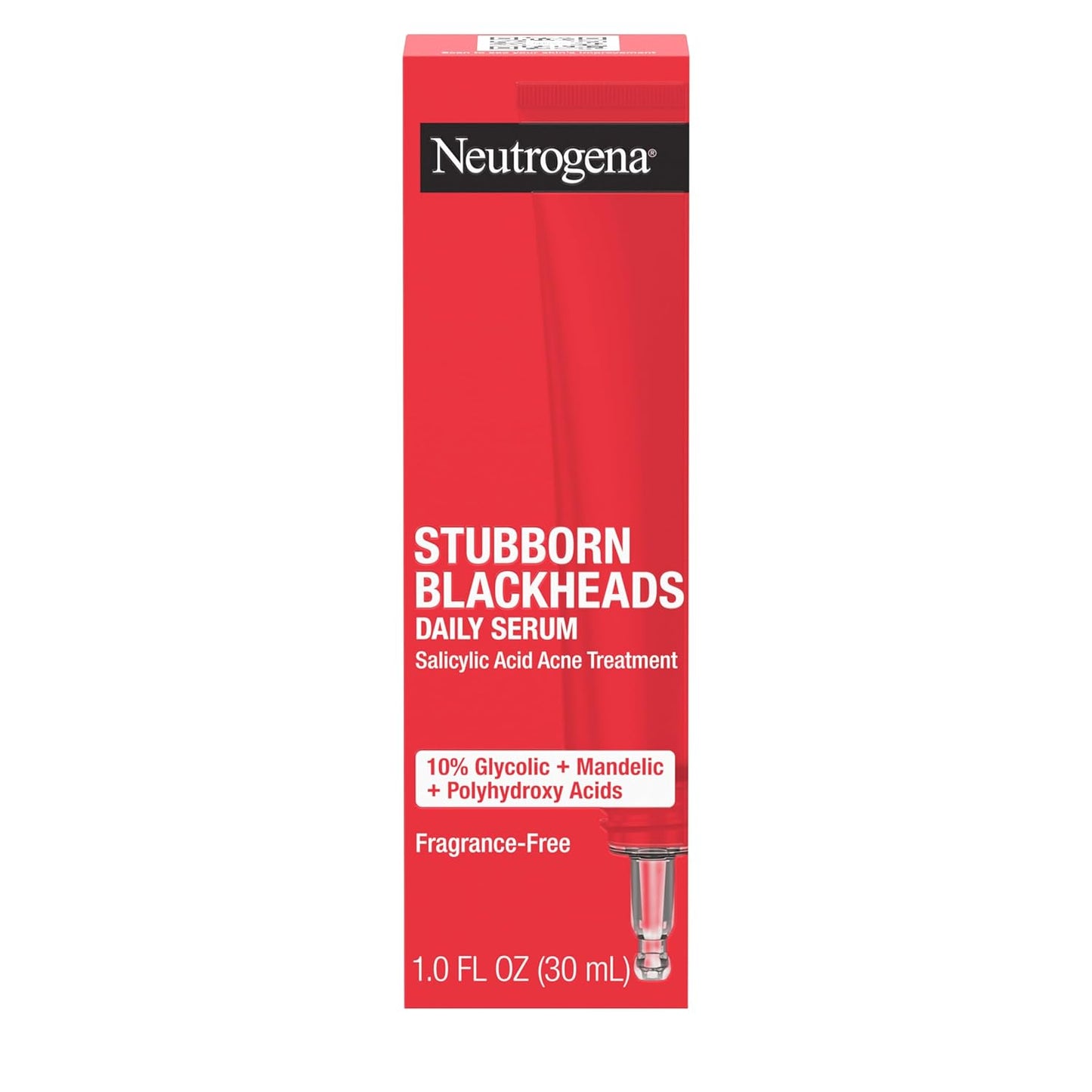Neutrogena Acne Facial Serum - Daily Treatment with Salicylic & Glycolic Acids | 1 fl. oz for Clear Skin