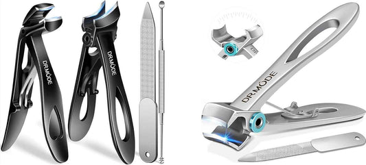 Large Slanted Toenail Clippers for Seniors | Thick & Ingrown Nails, 2024 Model