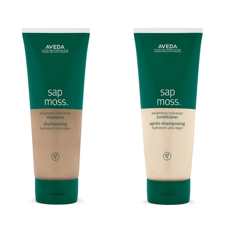 Aveda Sap Moss Weightless Hydration Shampoo & Conditioner Duo | Hydrates, Detangles, Fights Frizz | Silicone Free for Normal to Dry Hair | 94%+ Naturally Derived*