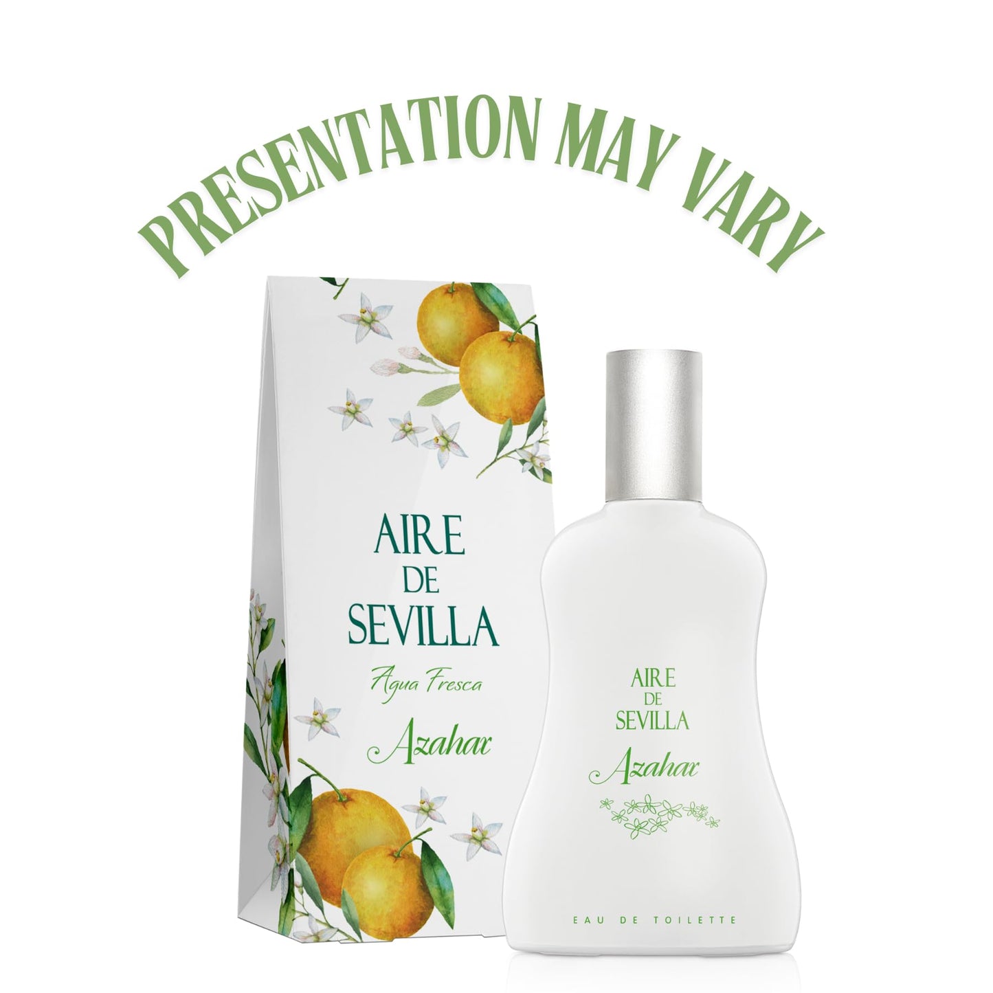 Instituto Español Aire de Sevilla Agua de Azahar, Fresh Eau de Toilette Spray for Women, Citrus Blossom Scent, 5.1 fl oz (150 ml), Made in Spain