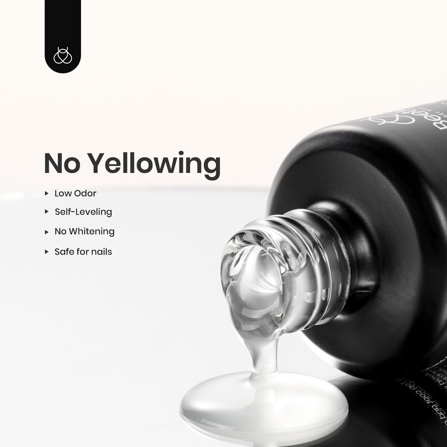 15ML No Wipe Matte Top Coat with 2 Pcs 15ml No Wipe Gel Top Coat and Base Coat Set - Shine Finish and Long Lasting, Soak Off LED Nail Lamp