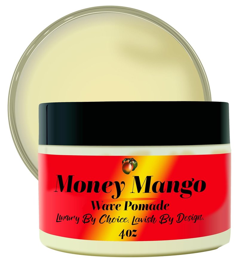360 Wave Pomade for Men - Ultra-Smooth, Strong Hold & Shine | Shea & Mango Butter, 4oz
