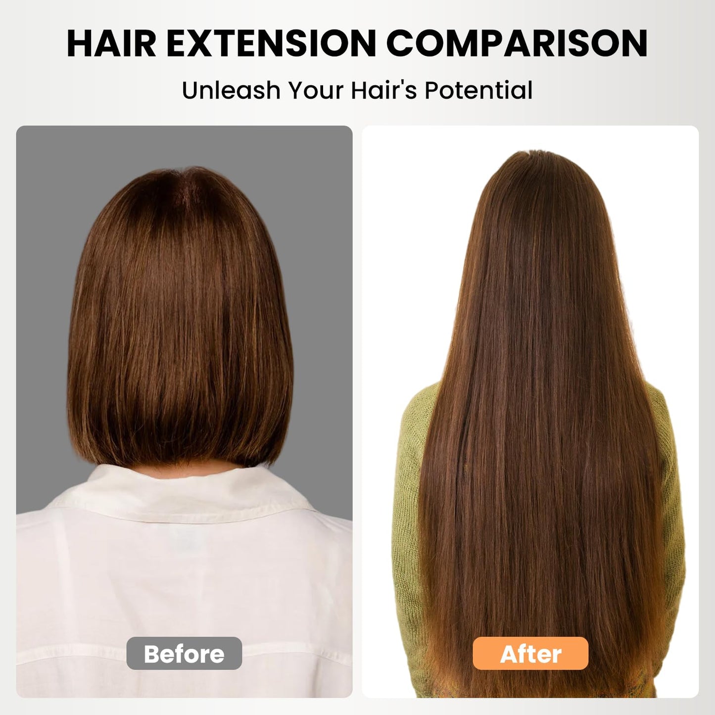 TopWigy Professional Hair Extensions Tool Hair Connector Fusion Heat Iron Connector Wand Temperature Adjustable Melting Tool with US Plug (Black B-tip)