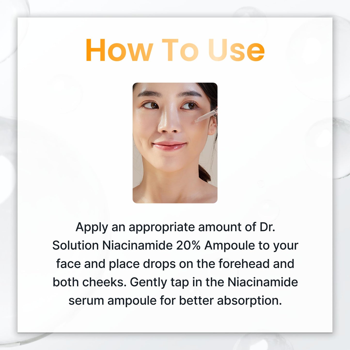 CU Dr. Solution Niacinamide 20% Vitamin C Ampoule – CUSKIN Korean Skin Care with Niacinamide, Glutathione, Hyaluronic Acid, Adenosine, Panthenol for Skin Elasticity and Moisturizing, 30g (1.01 Fl. Oz)