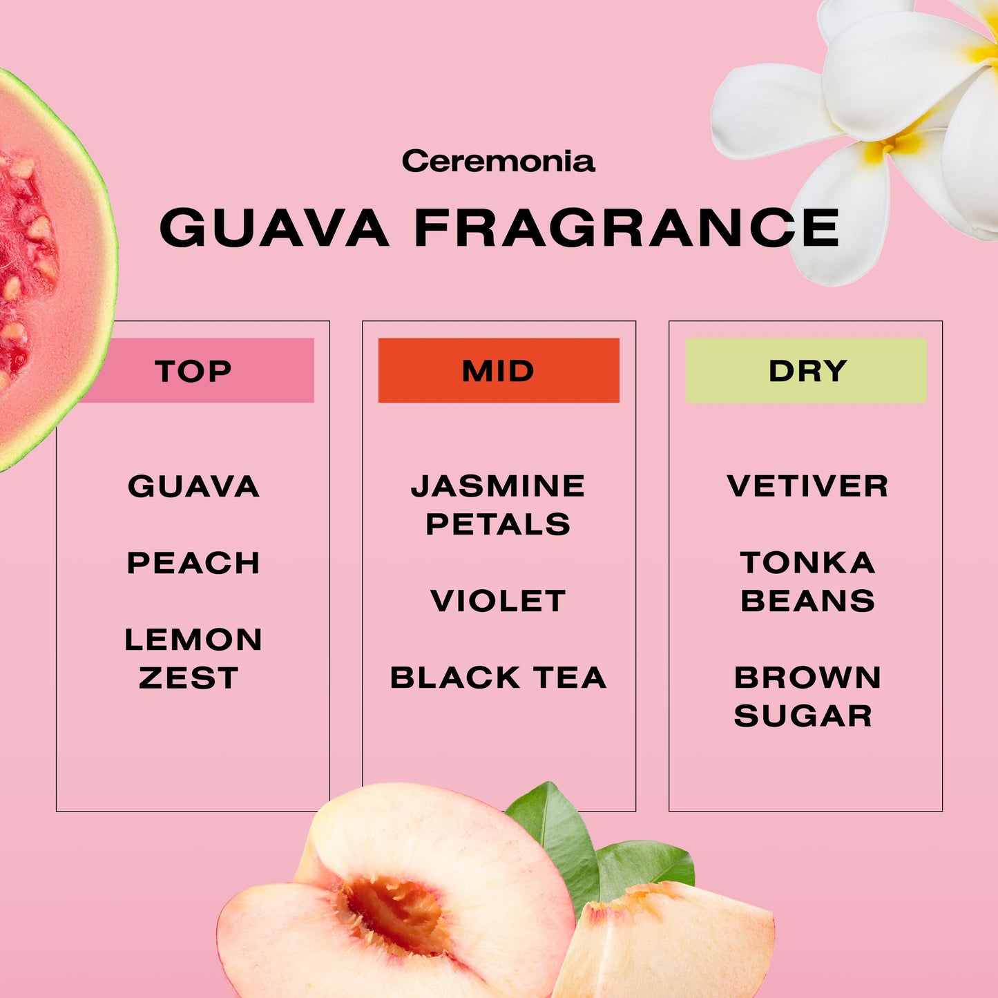 Ceremonia Guava Color Protect & Damage Repair Shampoo | Restores Hair & Boosts Shine with Aloe Vera | Protects Hair from UV and Heat, 8.45 fl oz