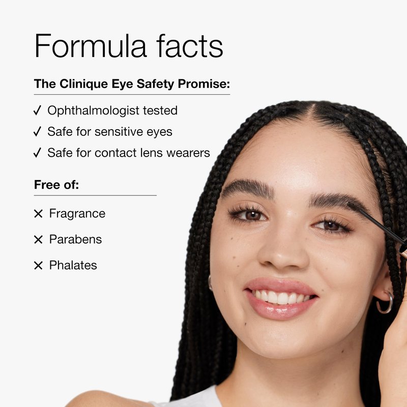 Clinique Just Browsing Tinted Volumizing Gel | Waterproof + Smudgeproof | Non-clumping, Non-flaking, Dark Espresso, 0.17 Fl Oz