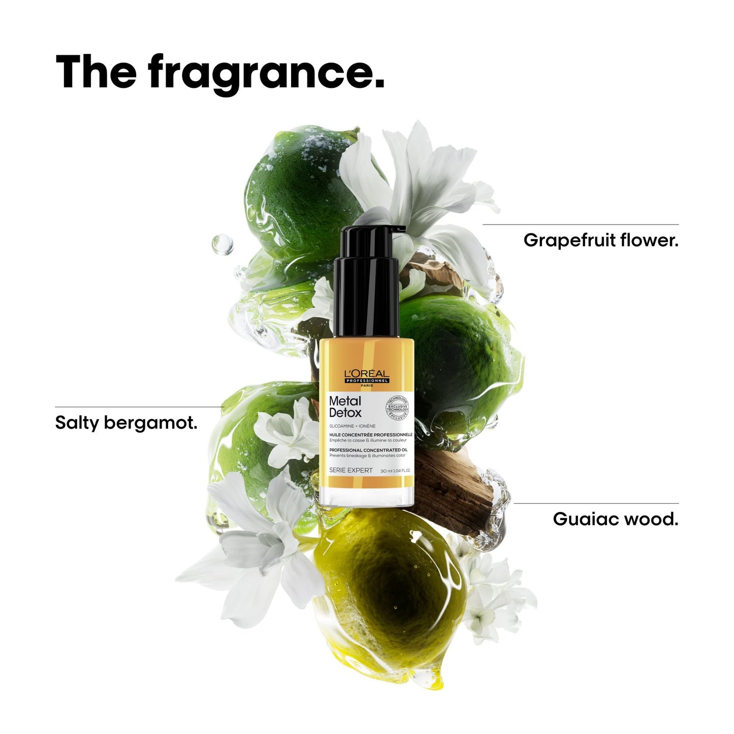 L'Oréal Professionnel Paris Metal Detox Leave-In Hair Oil - Anti-Frizz Heat Protectant, Removes Hard Water Metals & Prolongs Color, Adds Softness and Shine, For Dry, Damaged & Color Treated Hair