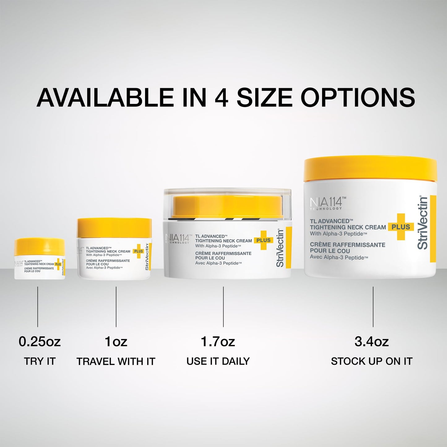 StriVectin Tighten and Lift Advanced Neck Cream PLUS,0.25 oz for Tightening and Firming Neck-and Décolleté Lines,Visibly Reducing Sagging-and Crepey Skin for Smooth Healthy Looking Skin,(Pack of 2)