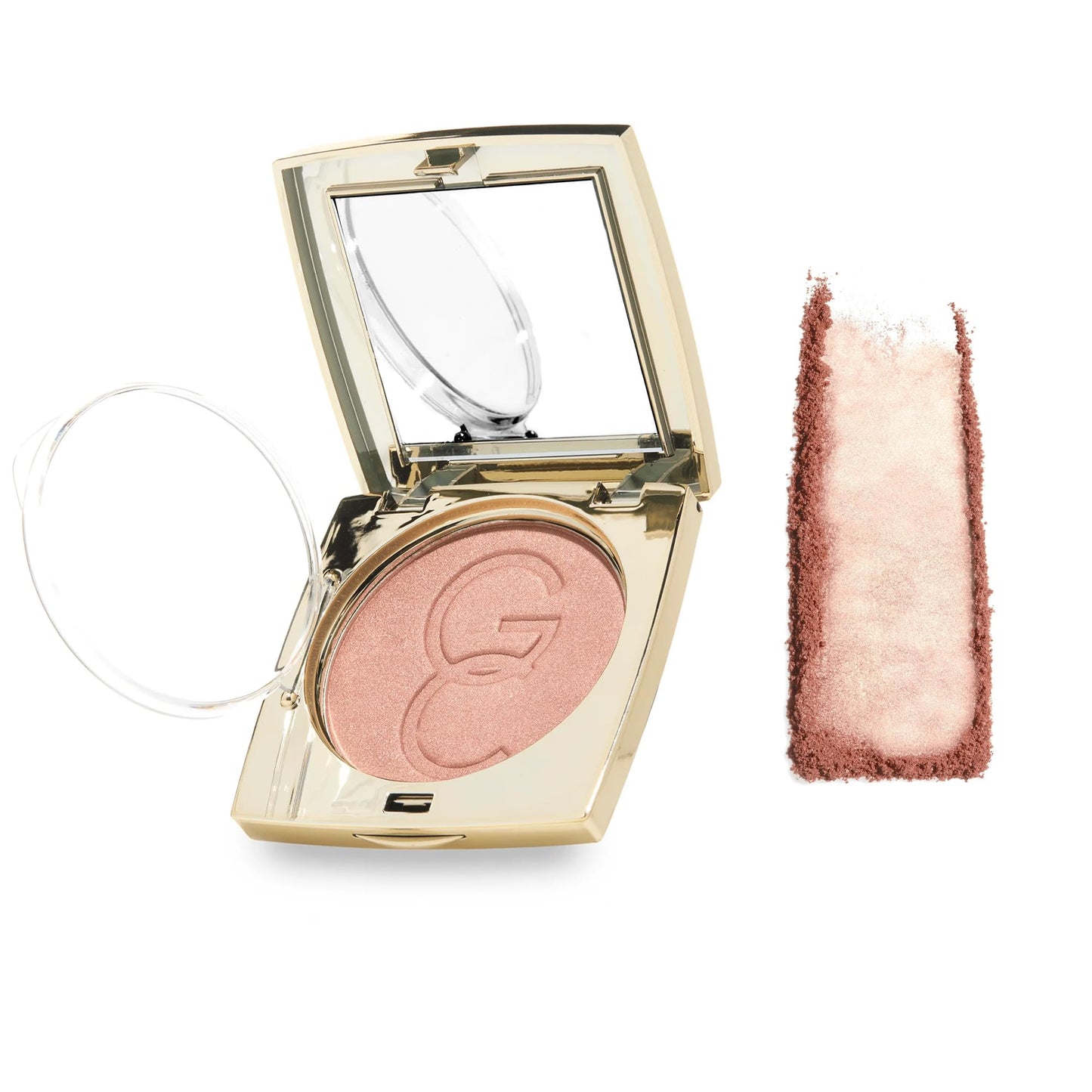Gerard Cosmetics Star Powder Highlighter Grace, Pearlescent White Highlighter Makeup for Glowing Skin, Professional Facial Luminizer, Cruelty Free, Made in the USA