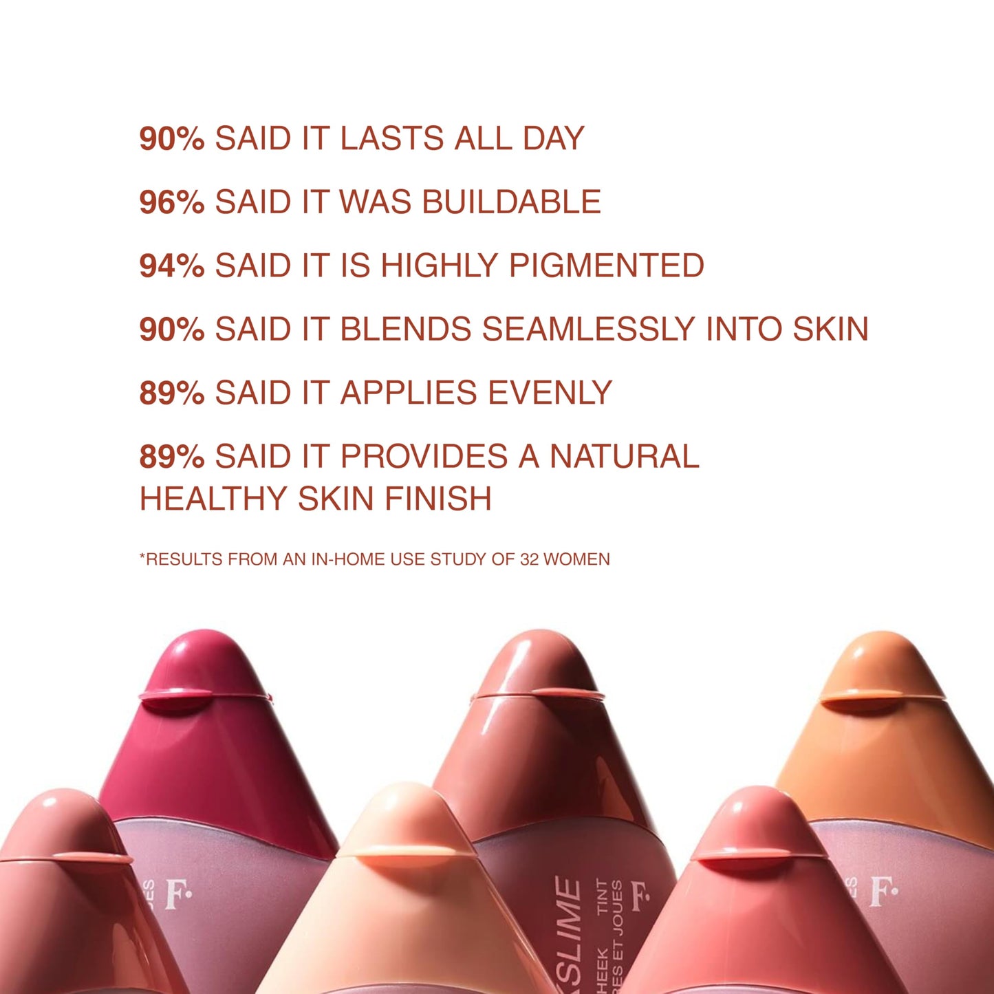 Freck Beauty CHEEKSLIME Lip and Cheek Tint, 15ml | Liquid Cream Blush Makeup, Long Lasting Pigmented Natural Skin Finish | Blends Seamlessly, Dries Down | Big Thrills (Warm Deep Rose)